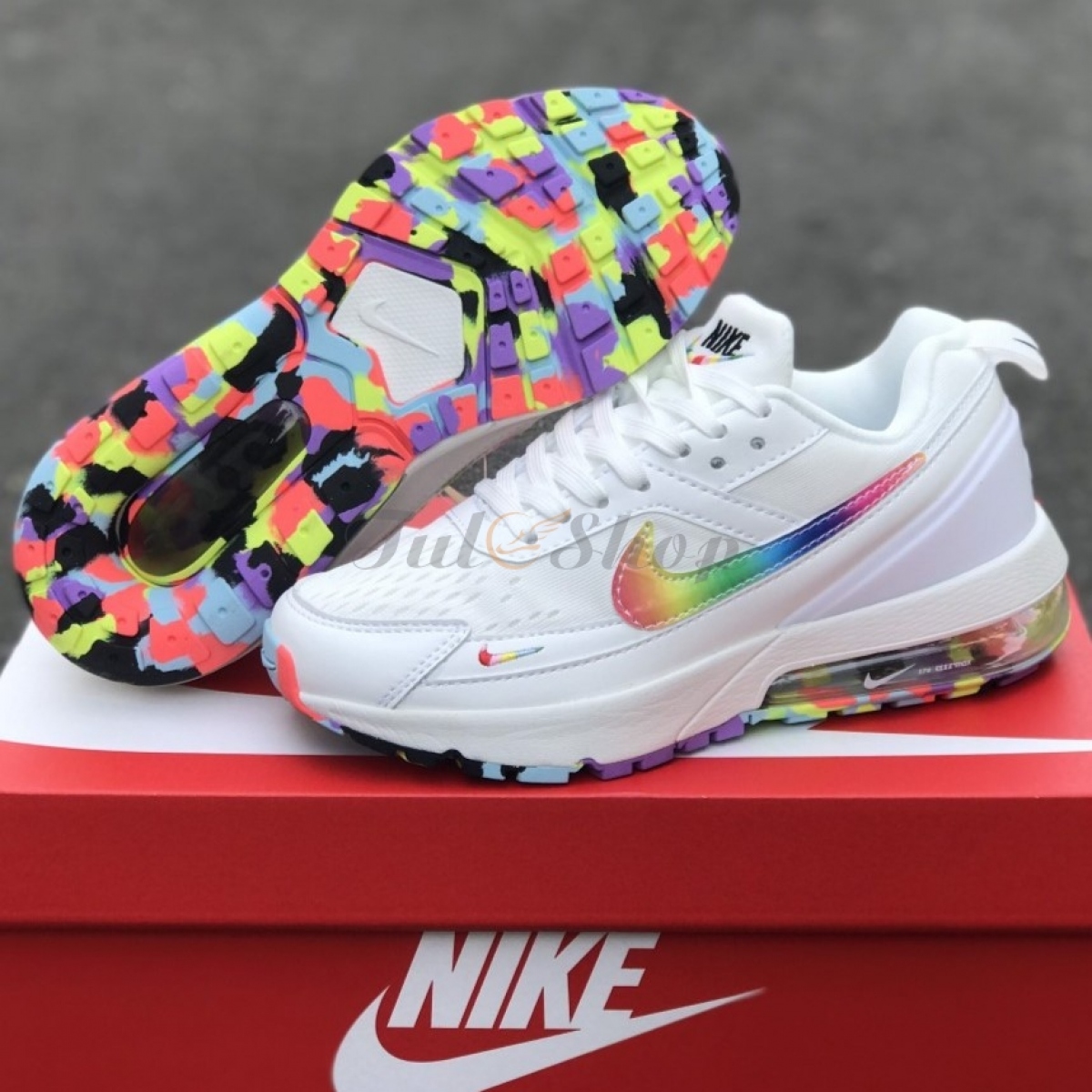 Nike Air Max 270 Premium All White Hologram