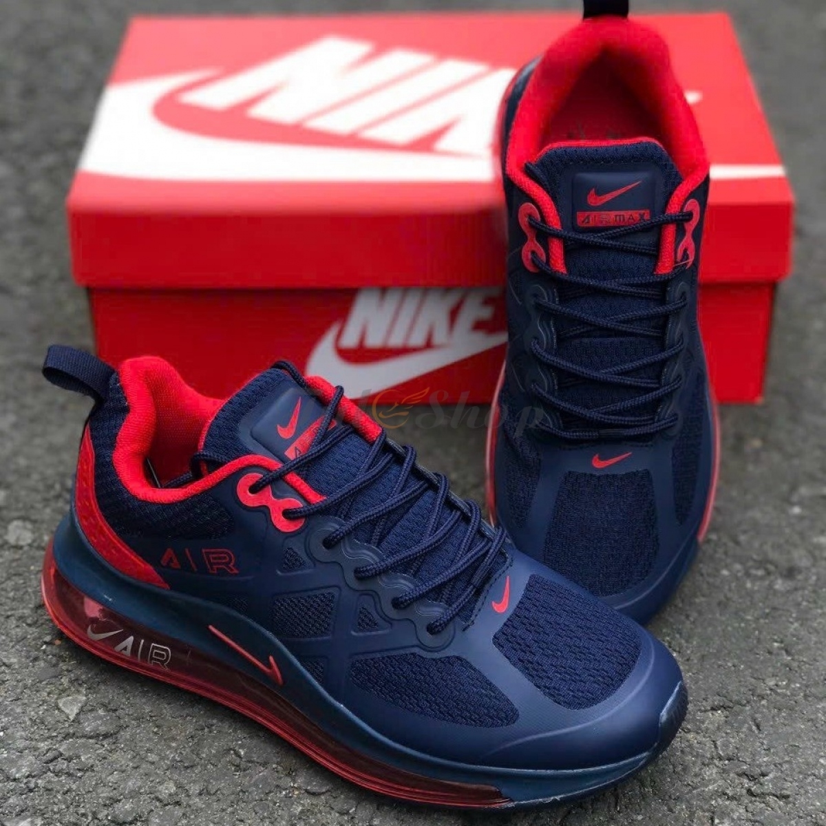 Nike Air Max 720 Navy Red