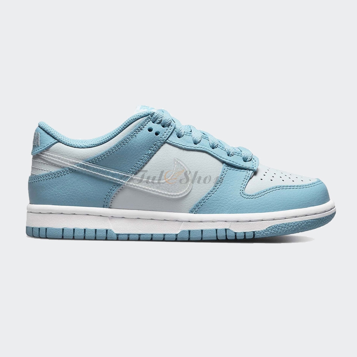 Nike Dunk Low Clear Blue Swoosh