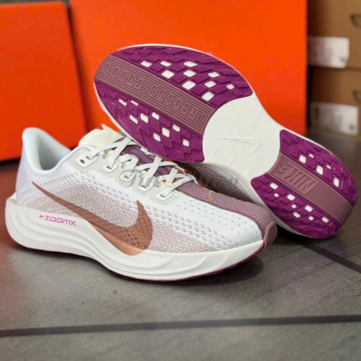 Nike Pegasus Plus White Metallic Red Bronze
