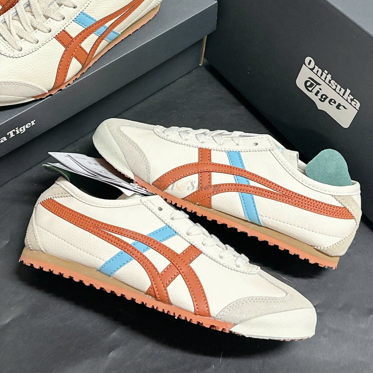 Onitsuka Tiger Mexico 66 Cream Piquant Orange