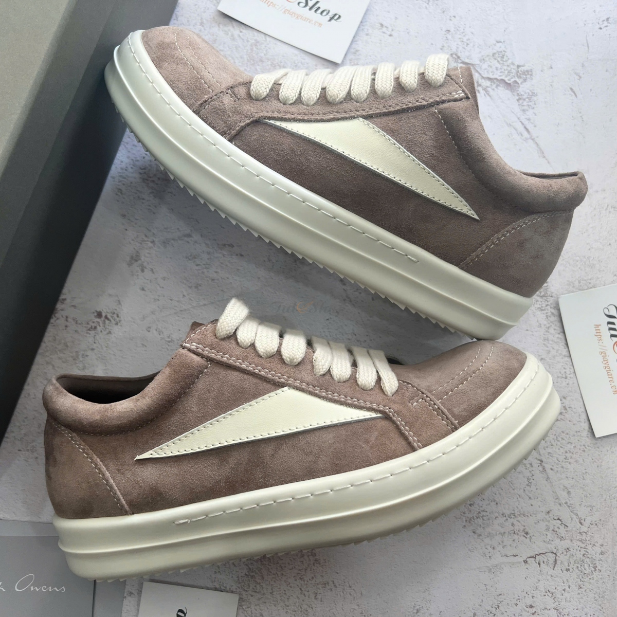 Rick Owens Vintage Luxor Suede Brown