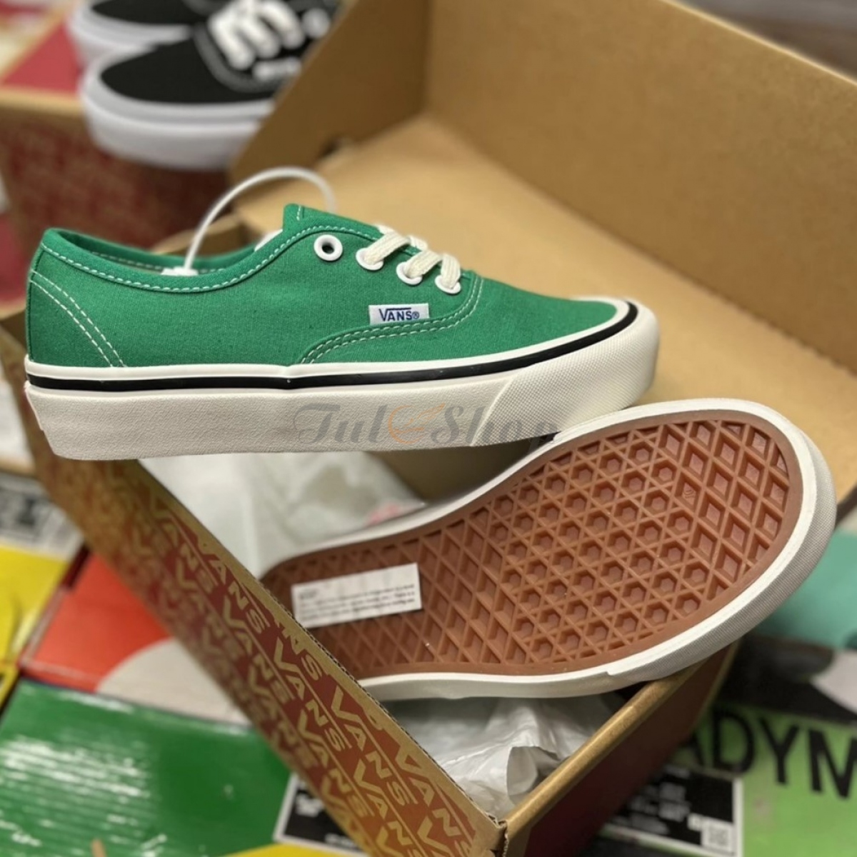 Vans Old Skool Green White