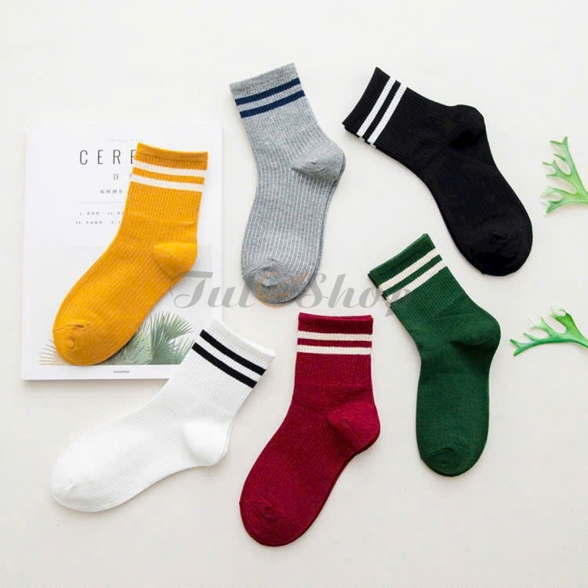 Vớ/ Tất Cổ Ngắn Sọc