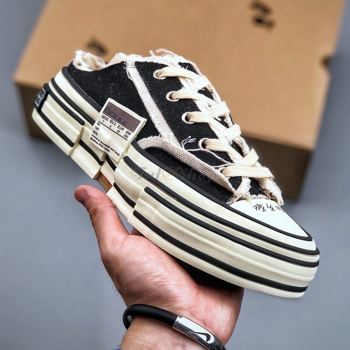 Xvessel G.O.P Slip On Black White