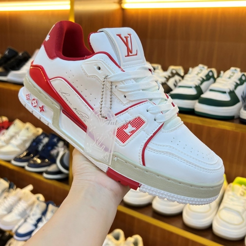 LV Trainer Text White Red