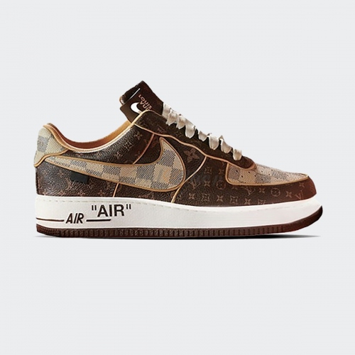 Giày Louis Vuitton x Nike Air Force 1 Low By Virgil Abloh White 1A9V87   Sneaker Daily