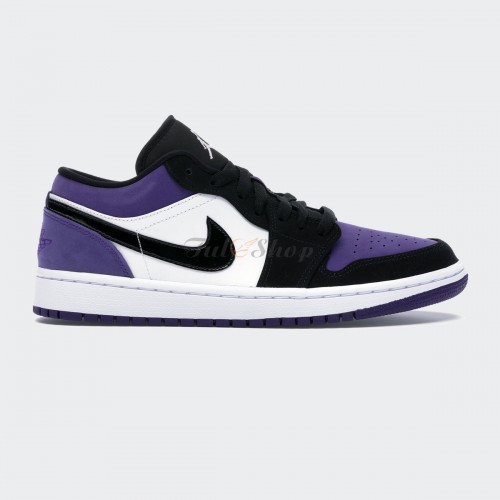 Nike Air Jordan 1 Low 'Court' Purple Black