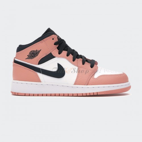 Giày Nike Air Jordan 1 Mid Gs 'Pink Quartz' Chuẩn Giá Rẻ