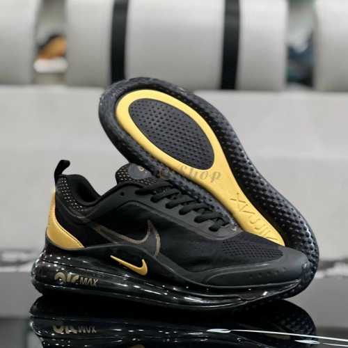 Nike Air Max 720 Flyknit Black Yellow