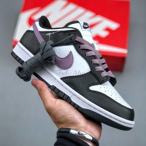 Nike Dunk Low Black White Purple