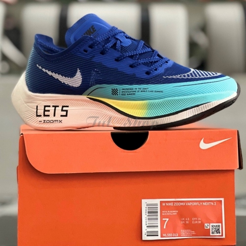 Nike ZoomX Vaporfly 2 Royal Blue Green