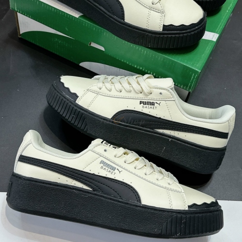 Puma Basket White Black