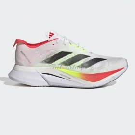 Adidas Adizero Boston 12 Cloud White/Lucid Red - Authentic