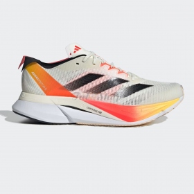 Adidas Adizero Boston 12 Ivory/Solar Red - Authentic