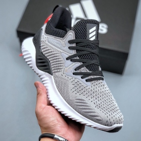 Adidas Alphabounce Beyond 2018 Xám Trắng Muối Tiêu Nam
