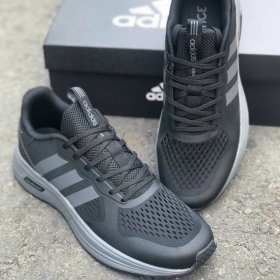 Adidas Cloudfoam Black Dark Grey