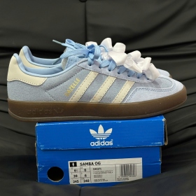 Adidas Gazelle Clear Blue White Gum
