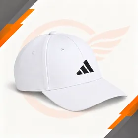 Adidas New Logo Embroidered Baseball Cap White JP0392