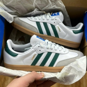 Adidas Samba OG White Collegiate Green Gum