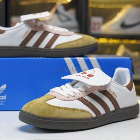 Wales Bonner x Adidas Samba White Brown Yellow