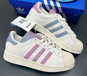 Adidas Superstar Cream Blue Pink