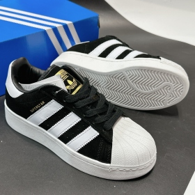 Adidas Superstar High Black White