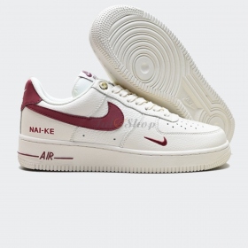 Air Force 1 Low Nai-ke White Red