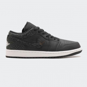 Air Jordan 1 Low Black Elephant