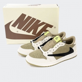 Air Jordan 1 Low Golf Travis Scott Neutral Olive