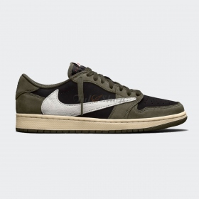 Air Jordan 1 Low Travis Scott Black Olive
