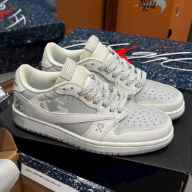 Air Jordan 1 Low Travis Scott Off White Grey