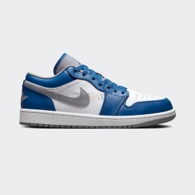 Air Jordan 1 Low True Blue Cement