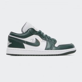Air Jordan 1 Low White Galactic Jade