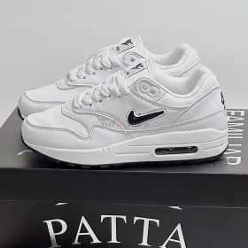 Air Max 1 Premium x Patta White Black