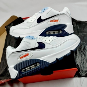 Air Max 90 Sail Navy Crimson