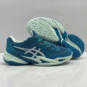 Asics Court FF 3 Novak Teal Blue/ White