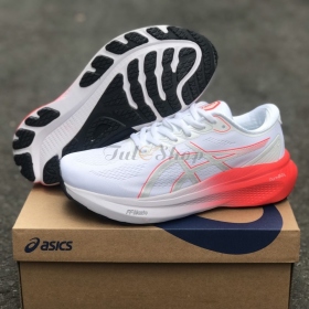 Asics Gel-Kayano 30 White/Sunrise Red