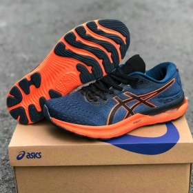 Asics Gel-Nimbus 24 French Blue Shocking Orange