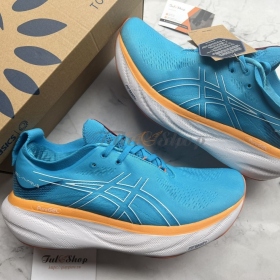 Asics Gel Nimbus 25 Blue Orange White
