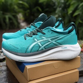 Asics Gel Nimbus 27 Wave Teal/ Saxon Green
