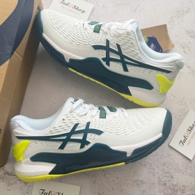 Asics Gel Resolution 9 White/Restful Teal