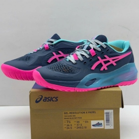Asics Gel Resolution X Padel Mako Blue Pink