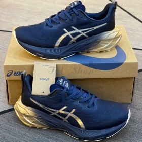 Asics Novablast 4 Platinum Blue Gold