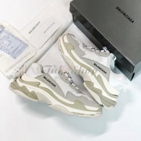 Balenciaga Triple S White Grey Nam Nữ