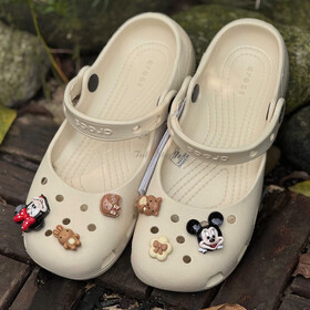 Dép Crocs Classic Ballet Cream