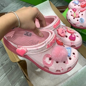 Dép Crocs Loopy Classic Pink Cute