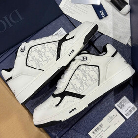 Dior B27 Low-Top Oblique Galaxy White Black