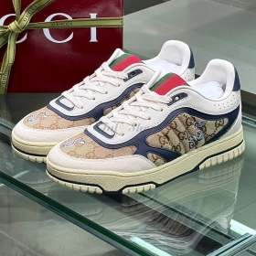 Gucci Re-Web Beige and Dark Brown GG Canvas Snake