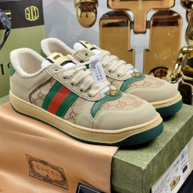 Gucci Screener GG Sneaker Green Canvas
